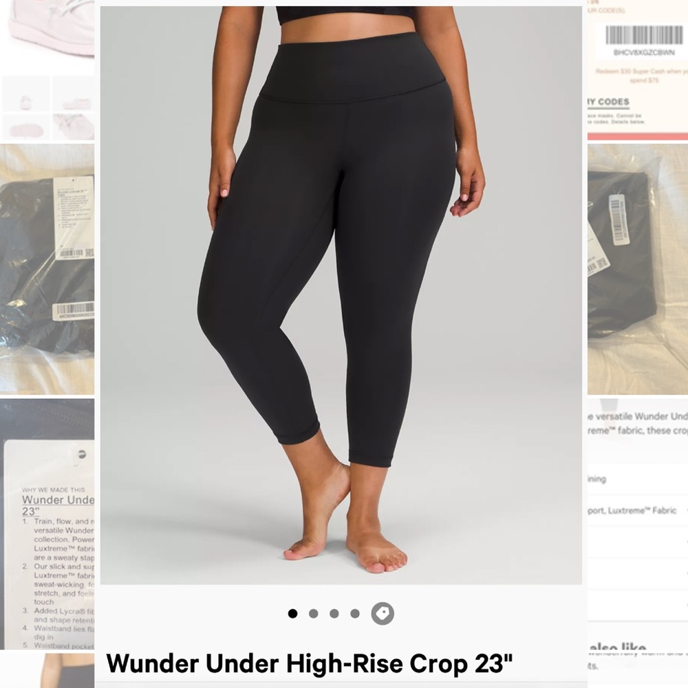 Lululemon Wunder Under HR Crop 23” NEW IN THE BAG